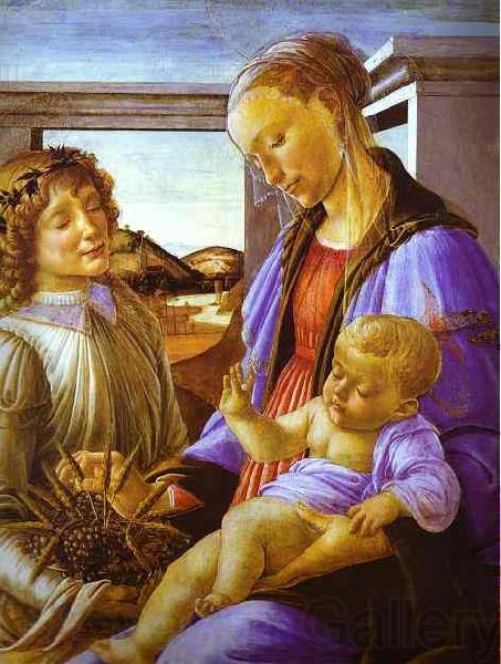 Sandro Botticelli Madonna of the Eucharist Spain oil painting art